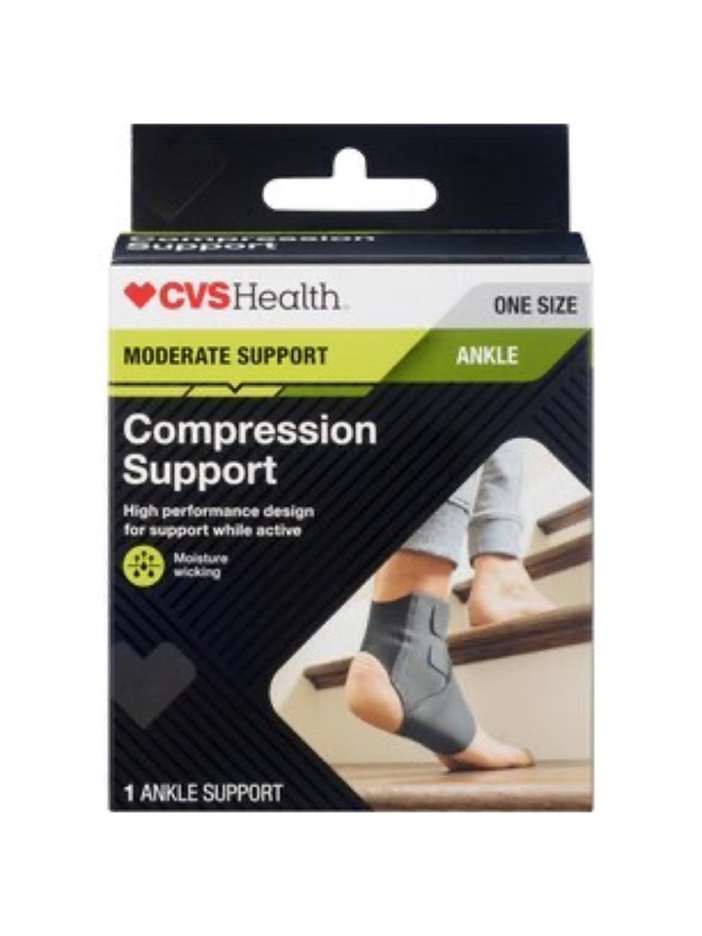 CVS Adjustable Compression Ankle Support One Size